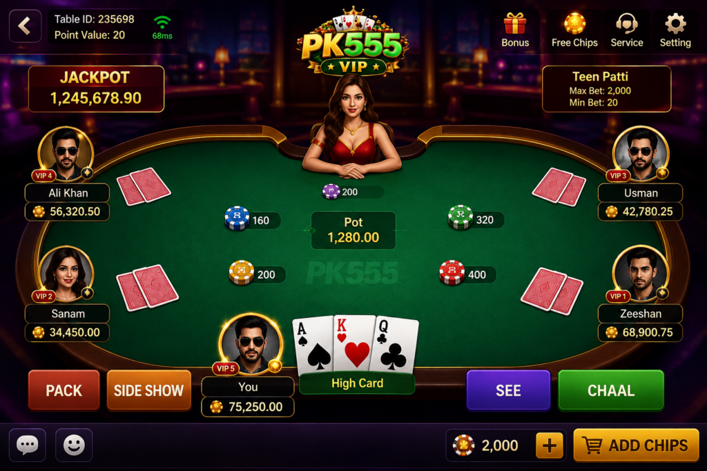 pk555vip table