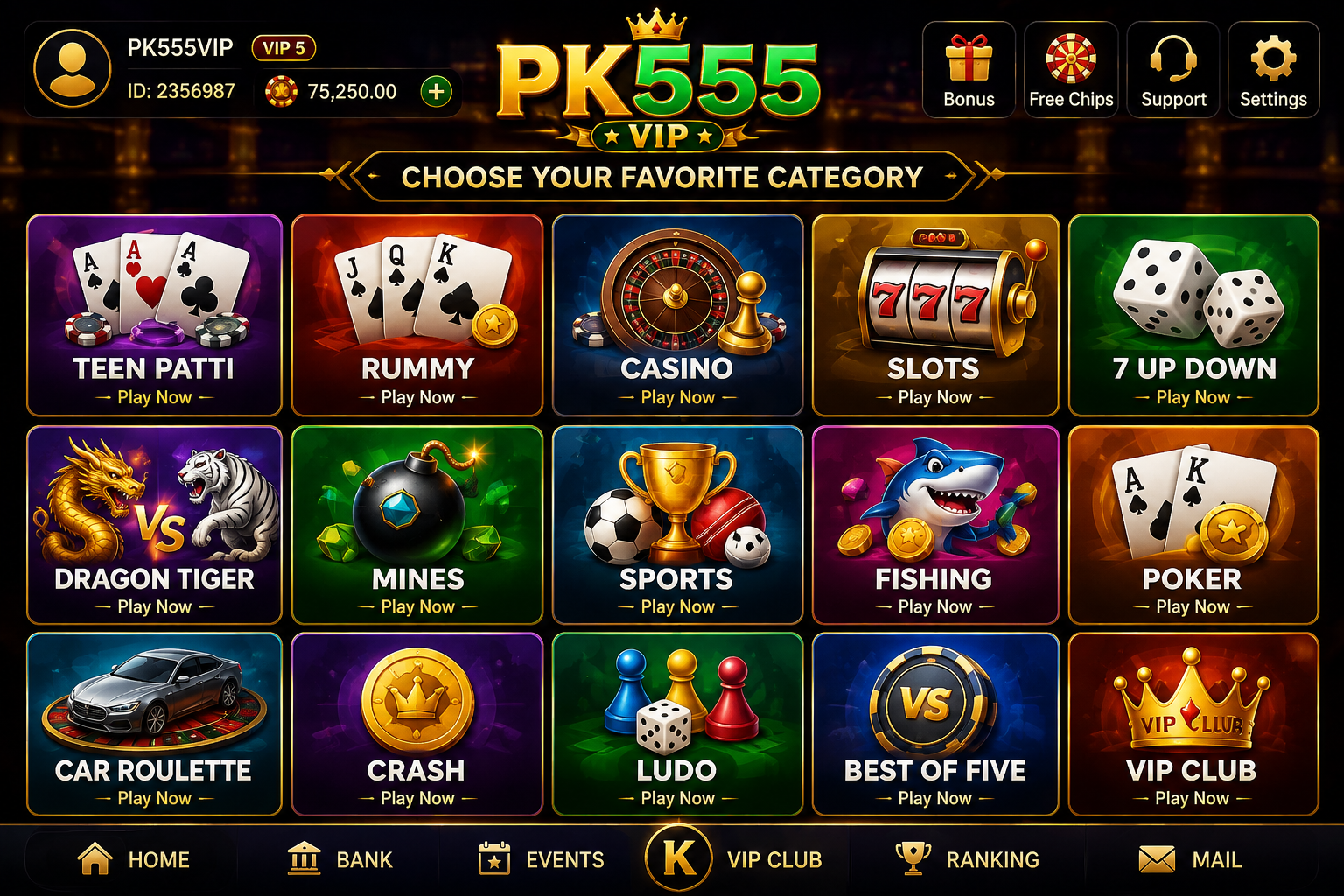 pk555vip category 
