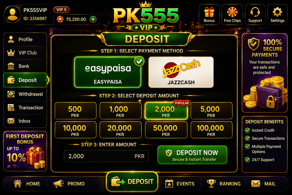 pk555vip desposit 